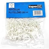 200 x Fugenkreuze 1 mm Fliesenabstandhalter Fliesenkreuze Distanzstück