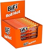 BiFi Roll Hot – 24er Pack (24 x 45 g) – Herzhafter, pikanter Salami Fleischsnack – Snack im Teig