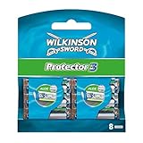 Wilkinson Sword Protector 3 Rasierklingen für Herren Rasierer, 8 Stück