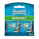 Wilkinson Sword Protector 3 Rasierklingen für Herren Rasierer, 8 Stück