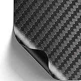 SA ROCA® 23,55€/m² Auto-Folie 3D Carbon matt I Carbon-Folie für Auto außen & Innenraum I Car-Wrapping Folie mit Lufkanälen für blasenfreie Folierung an Auto Motorrad & Fahrrad (3D Carbon, 25 x 152cm)