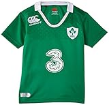 Canterbury Irland Home Pro Jungen Rugby-Trikot, kurzärmelig, Größe 8, Jungen, Boshorous, 128
