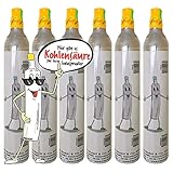 6 x Kohlesäure Zylinder 425g 60L CO2 kompatibel mit SodaStream* Wasserp