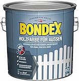 Bondex Holzfarbe für Aussen Lichtgrau/RAL 7035 2,5l - 440601