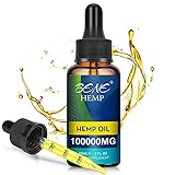 Premium Hanföl Original HOCHDOSIERT Hanfsamenöl Tropfen cbd öl Omega 3-6-9 Hanftropfen (60ml 100000)