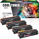 Cool Toner Kompatibel Tonerkartusche als Ersatz für Samsung CLT-K506L CLT-C506L CLT-Y506L CLT-M506L CLP-680ND CLP 680ND CLX-6260FR 6260FD 6260ND 6260FW (Schwarz,Cyan,Gelb,Magenta, 4er-Pack)