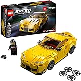 LEGO 76901 Speed Champions Toyota GR Supra Rennwagen, Spielzeugauto, Modellauto zum selber B