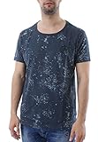 Converse T-Shirt Men Burnout 14114C Dunkelblau 403, Größe:S