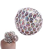 FILWO 1 Stressabbau-Spielzeug Netzball Trauben-Entlüftungsball tragbar Anti-Stress Squeezing Mesh Ball Dekompression Squeezing Spielzeug Sensorisches Spielzeug zum Angst, ADHS