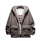 Kapuzenjacke Herren Locker Lässig Plus Samtige Dicke Herren Jacke Herbst Und Winter Warme Und Bequeme Weiche Neue Herren Strickjack