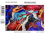 Puzzle 1000 Teile für Erwachsene, abstrakte Musik-Kunstmuster, 1 – Unterhaltung, Holzpuzzles Spielzeug