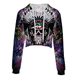 EMPERSTAR Crop top Herren Crewneck Sweatshirt braun Kapuzenpullover 4XL Hoodies für Herren L