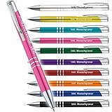 Your Gravur - Kugelschreiber mit Gravur | Scotty - personalisierter Stift - Werbekugelschreiber mit Wunschtext & Logo - 1-2 Tage Lieferzeit - Anzahl: 10