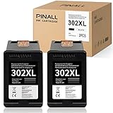 PINALL Druckerpatrone kompatibel für HP 302X für HP Deskjet 1110 1111 1112 1113 Deskjet 2130 2131 2132 2133 2134 3630 3632 AIO Officejet 3830 4650 4652 4655 AIOENVY 4510 4512 4516 4520 4522 AIO