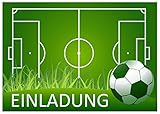 11 (+ 1 Karte gratis) Fussball-Einladungskarten zur Fussball-Party, Grillparty oder zum Kindergeburtstag von ArtUp