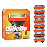 Gillette Fusion 5 Rasierklingen, 8 Rasierklingen pro Packung, mit Anti-Irritations-Klingen für bis zu 20 Rasuren pro Klinge, aktuelle V