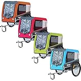 Tiggo Veelar Pets L Hundeanhänger Fahrradanhänger für Hunde Hundefahrradanhänger 80202 (GRÜN)