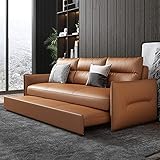 Storage sofa Modulares Schlafsofa mit Lagerungsfunktion, Auszugssofa aus Leder, multifunktionales faltbares Doppel-Sofa 2-Sitzer-Ecksofa, frei einziehbar, Mehrzweck, geeignet für Wohnzimmer und Ap