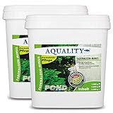 AQUALITY Gartenteich 3in1 Fadenalgen-Minus (Wirkt sicher und gezielt - Fadenalgenvernichter, Algenmittel, Algenentferner mit Sofortwirkung), Inhalt:10 kg