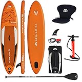 Aqua Marina Aufblasbar Sup Board Stand up Paddle AQUAMARINA Fusion 2021 Komplette Packung 330x81x15cm mit Kajak S