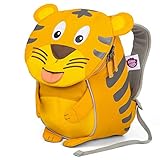 Affenzahn Kleiner Freund - Kinderrucksack für 1-3 Jährige im Kindergarten - Tiger - Gelb