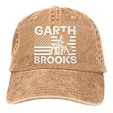 Garth-Brooks Baseball Cap Herren Basecap Unisex Damen Distressed Kappe Hip Hop Mode Freizeit Mütze für Sport O