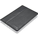 KAVAJ Lederhülle Berlin geeignet für Apple iPad Mini 4 Hülle Echtleder Case Schwarz aus echtem Leder mit Stand und Auto Schlaf/Aufwachen Funktion. Dünnes Smart-Cover Schutzhü