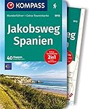 KOMPASS Wanderführer 5913 Jakobsweg Spanien: Wanderführer mit Extra-Tourenkarte 1:110.000, 40 Etappen, GPX-Daten zum Dow