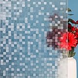3D-Mosaik-Sichtschutz-Glasaufkleber, Nicht haftender statischer Sonnenschutz und Anti-Ultraviolett-Fensterfolie, geeignet für Home Office S 60x300