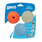 netproshop ChuckIt Hunde Ball (3er Set) normaler Ball Whistler-Ball Leuchtball Gr. M