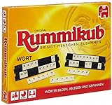 Jumbo Spiele Original Rummikub Wort - Das kultige Gesellschaftsspiel mit Buchstaben - Für Erwachsene und Kinder ab 7 J