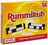 Jumbo Spiele Original Rummikub Wort - Das kultige Gesellschaftsspiel mit Buchstaben - Für Erwachsene und Kinder ab 7 J