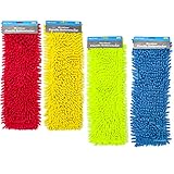 Selldorado® 4X Ersatz-Bezug für Bodenwischer - Wischbezug aus Microfaser - Wischmopp für eine gründliche Reinigung Ihrer Wohnfläche (04 Stück)