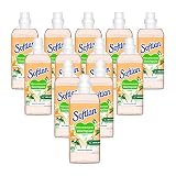 Softlan Weichspüler Orangenblüte 12 x 650ml - pflanzenbasierte Wäschepfleg