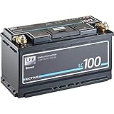 ECTIVE LC100 BT 12V 100Ah 1280Wh LiFePO4-Batterie mit Bluetooth-Funktion Lithium-Eisenphosphat Versorgungs-Batterie inklusive App