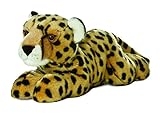 Aurora World Aurora, 31425, Flopsies Gepard, 30cm, Plüschtier, braun/schw