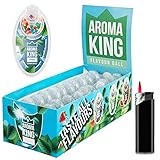 Sepilo Aromakapseln für Zigaretten Ice Blast Aroma King Perlen DIY AROMATISCHE KAPSELN Ball Capsule Kugel Click Kapsel für Zigarette Filter Filterhülse inkl. Turbofeuerzeug (20)