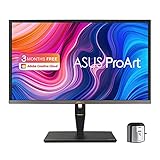 ASUS ProArt PA27UCX-K 68,47cm (27 Zoll) Professional Monitor (4K HDR, Mini-LED-Hintergrundbeleuchtung, Quantum-Dot-Technologie, HDMI, DisplayPort, USB-C, 5ms Reaktionszeit) schw