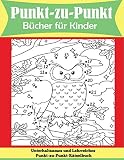 Punkt-zu-Punkt Bücher für Kinder: Unterhaltsames und Lehrreiches Punkt-zu-Punkt-Rätselb