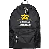 Multifanshop® Rucksack - Finanzkauf Experte - schwarz - Backpack T