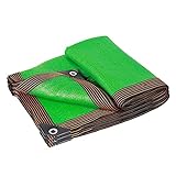 XXIOJUN Sun Shade Sail, Sunblock Shading Net Sichtschutzzäune Mit Ösen 90% Schattierungsrate, Outdoor Garden Patio Party Sonnenschutz Markise Baldachin (Color : Green, Size : 3x3m)