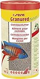 sera Granured Nature 1000 ml (565 g) - Hauptfutter für kleinere carnivore Cichliden, Futter für Malawi & Tanganjik