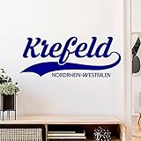 Krefeld - Nordrhein-Westfalen Wandtattoo Wandaufkleber Wall Stick