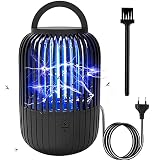 BOZHZO Elektrischer Insektenvernichter, Insektenfalle Mückenlampe 4000V mit UV-Licht, Keine giftigen Mosquito Killer Lamp Wirksam zum Reduzieren Fliegender Insekten für Innen Schlafzimmer und G
