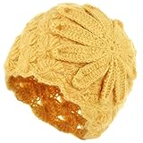 LUOXUEFEI Mütze Caps Hut Hut Damen Frühling Und Herbst Damen Blumenhut Frühling Und Herbst Wollstrickmü