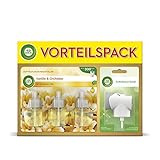 Air Wick Duftölflakon Vorteilspack, Duftstecker inkl. 3 Nachfüller Vanille & Orchidee (3 x 19ml)