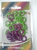 KnitPro Split Ring Stitch Markers: Plastic: 30pk, S