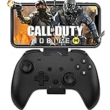 iPhone Controller, Megadream MFi Gaming Controller Joystick Joypad mit verstellbarer Klemme für iOS 13.4+ Version iPhone/iPad, iPhone 12 Pro/Mini, nicht für TV - Schwarz [Direct Play]