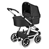 ABC Design 2 in 1 Kinderwagen Viper 4 Fashion Edition – Kombikinderwagen für Neugeborene & Babys – Inkl. Sportsitz Buggy & Tragewanne – Radfederung & Luftreifen – Farbe: fox