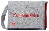 Umhängetasche 'Mein Kamishibai'. Modell 2019, Grau (Zubehör für das Erzähltheater Kamishibai)